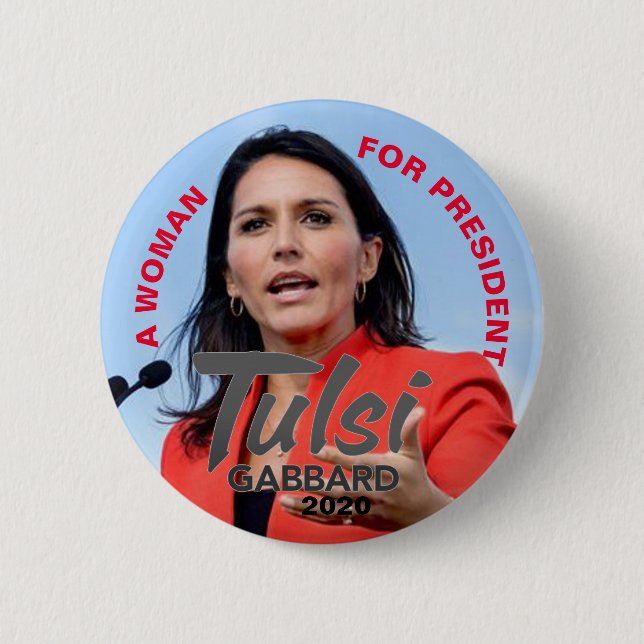 Tulsi Gabbard 2020 Knapp (Framsida)