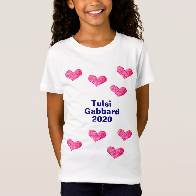Tulsi Gabbard 2020 presidents- kampanj T Shirt (Framsida)