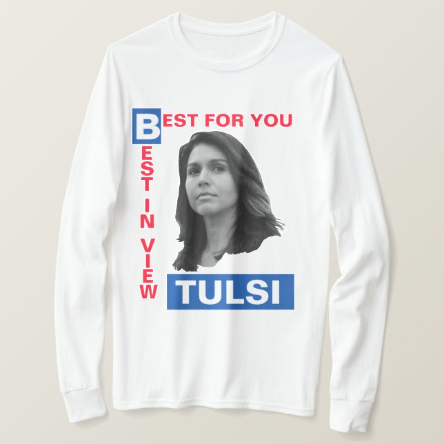 Tulsi Gabbard 2020 T Shirt (Design framsida)
