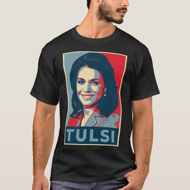 Tulsi Gabbard Essential T-Shirt (Framsida)