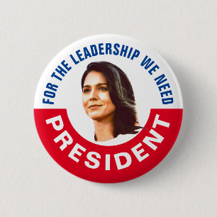 Tulsi Gabbard för president Knapp