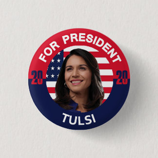 Tulsi Gabbard för president Knapp
