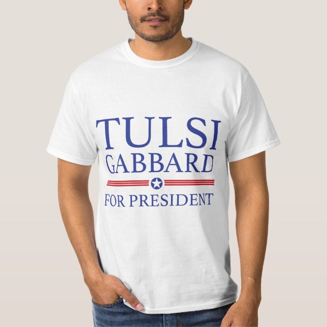 Tulsi Gabbard för president T Shirt (Framsida)