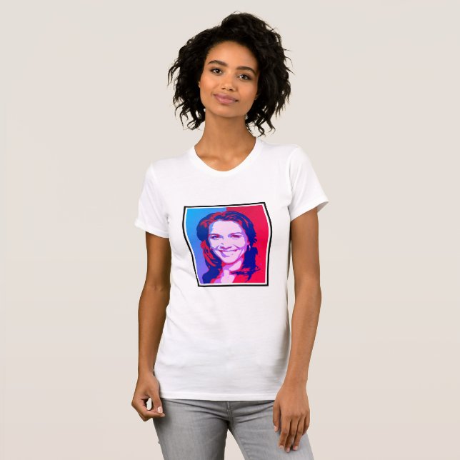 Tulsi Gabbard Kampanj Team T Shirt (Hel framsida)