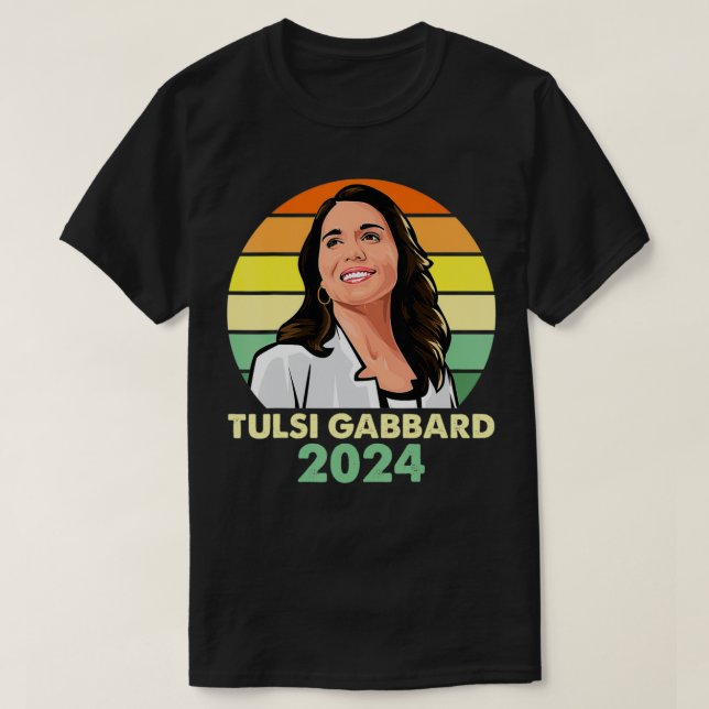 Tulsi Gabbard till talman 2024 Patriot Democrat T Shirt (Design framsida)