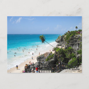 Tulum Beach Mexico Vykort