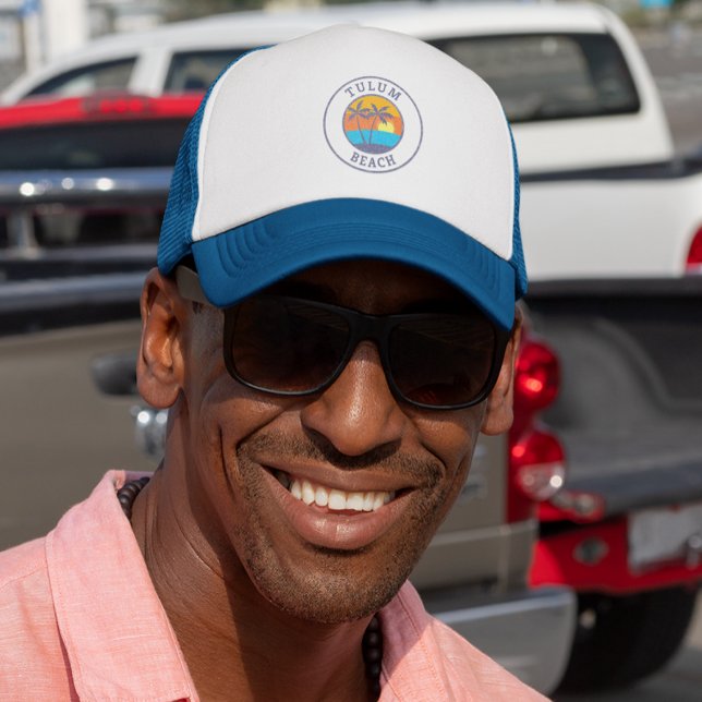 Tulum Beach, Riviera Maya Faded Classic Stil Keps (Skapare uppladdad)