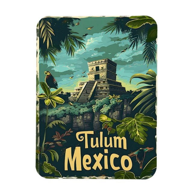Tulum Jungle Magnet (Vertikal)