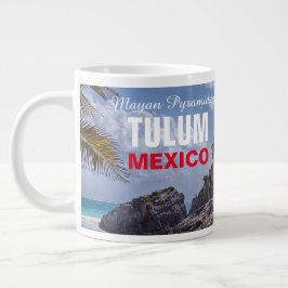 Tulum Mayan Pyramids Jumbo Mugg