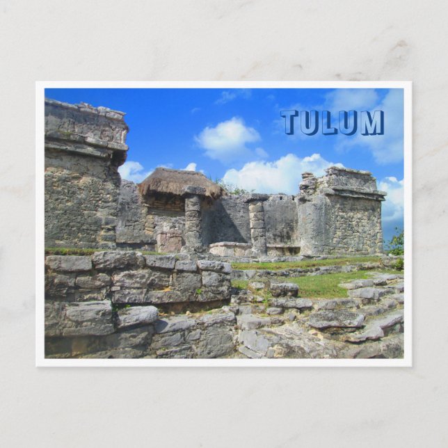 Tulum - Mayan Ruins Postcard Vykort (Framsida)