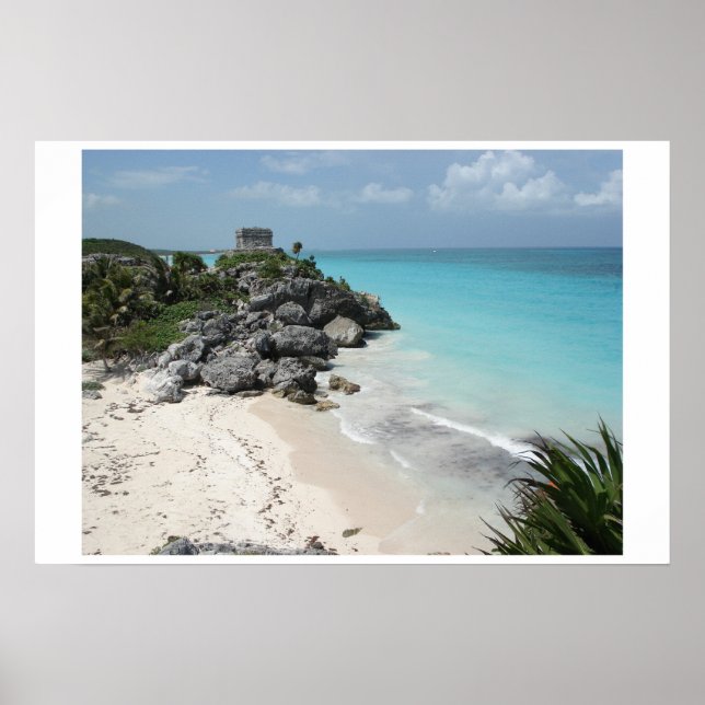 Tulum Mayan Ruins Poster (Framsidan)