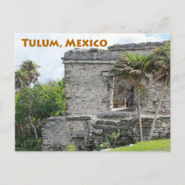 Tulum Mayan Ruins Quintana Roo Mexiko Vykort