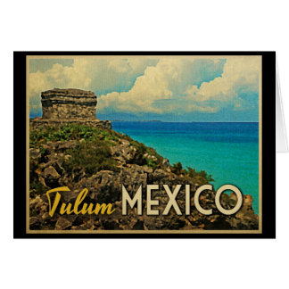 Tulum Mexico Hälsningskort