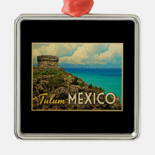 Tulum Mexico Julgransprydnad Metall