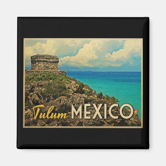 Tulum Mexico Magnet (Framsidan)