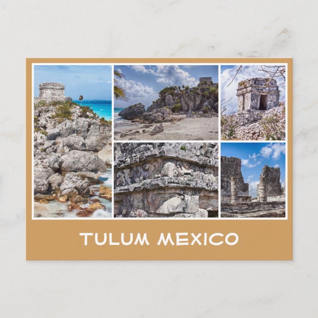 Tulum, mexikanska vykort (Framsida)