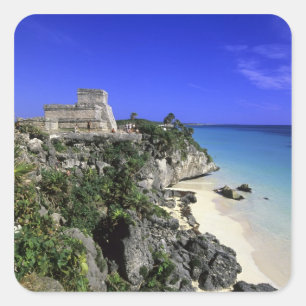 Tulum, Mexiko Fyrkantigt Klistermärke