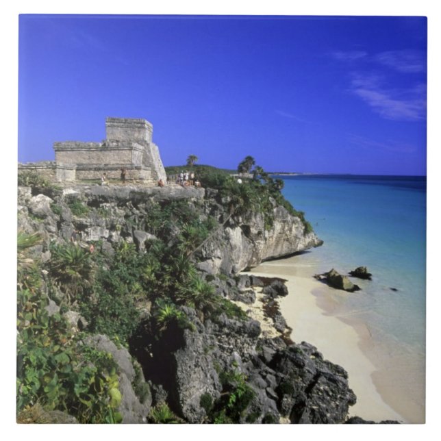 Tulum, Mexiko Kakelplatta (Framsidan)
