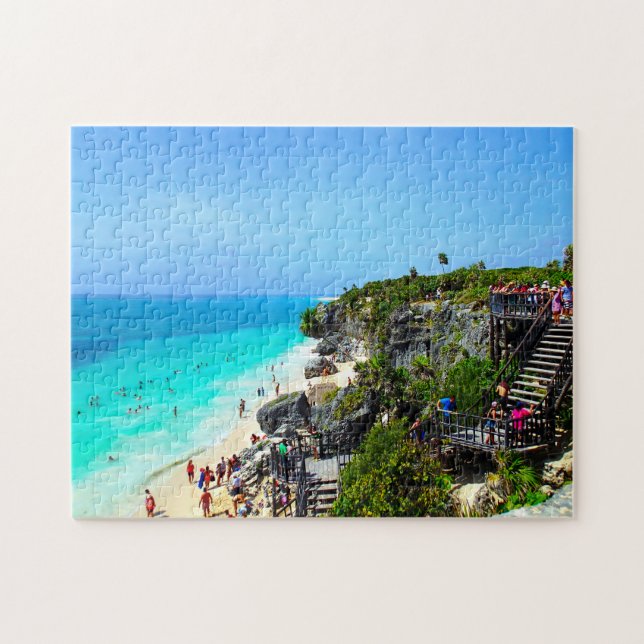 Tulum Mexiko. Pussel (Horisontell)