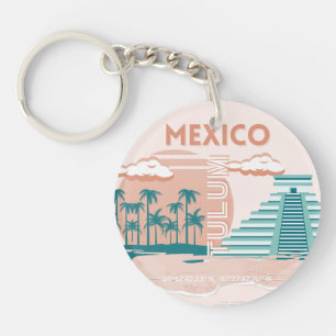 Tulum, Mexiko, Travel Art, Retro