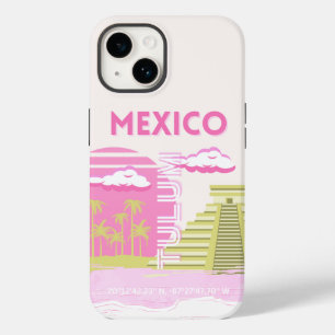 Tulum, Mexiko, Travel Art, Rosa