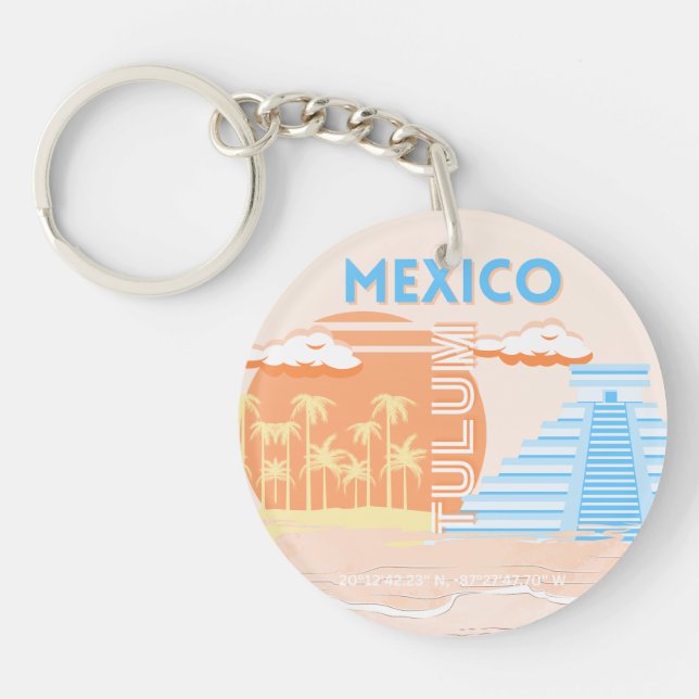 Tulum, Mexiko, Travel Art, Sommarbuss (Framsidan)