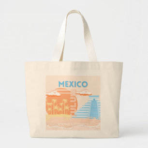 Tulum, Mexiko, Travel Art, Sommarbuss Jumbo Tygkasse