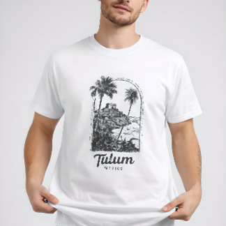 Tulum Mexiko Vintage Resemål Mayaförfall T Shirt