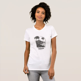 Tulum Mexiko Vintage Resmål Mayaförfallen T Shirt