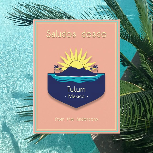 Tulum Mexiko Yukatán semester vykort (Skapare uppladdad)