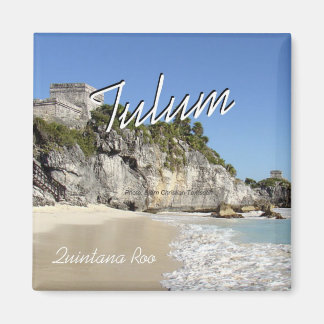 Tulum Quintana Roo Mexico Travel Photo Magnet