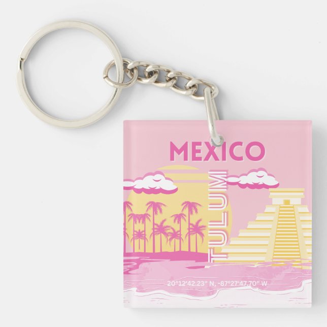 Tulum, Reskonst, Preppy konst, Rosa (Framsidan)