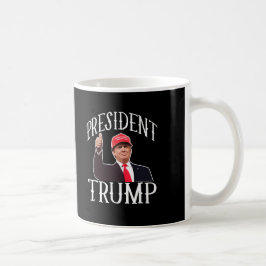Tum för presidentDonald Trump röda hatt upp Kaffemugg