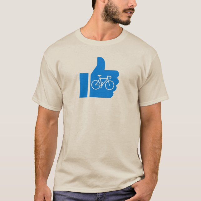 Tum som cyklar upp t-shirt (Framsida)