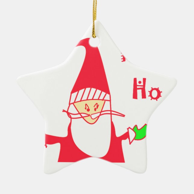 Tum Tecknad Mouse Santa Collection. Julgransprydnad Keramik (Framsidan)