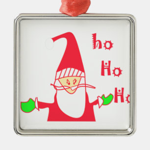 Tum Tecknad Mouse Santa Collection. Julgransprydnad Metall