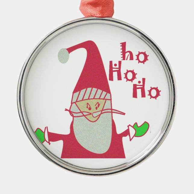 Tum Tecknad Mouse Santa Collection. Julgransprydnad Metall (Framsidan)