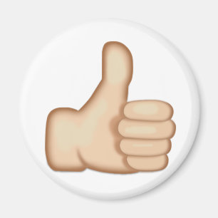 Tum undertecknar upp Emoji Magnet