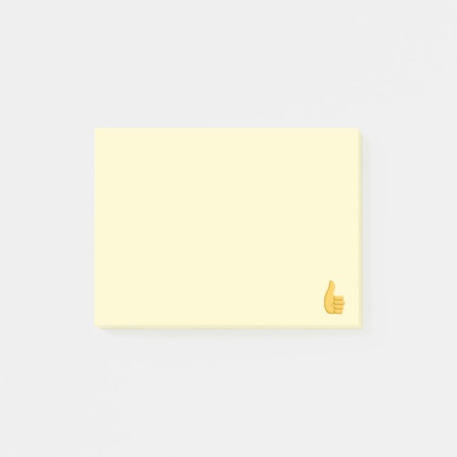 Tum Up Emoji Post-it Block (Framsida)