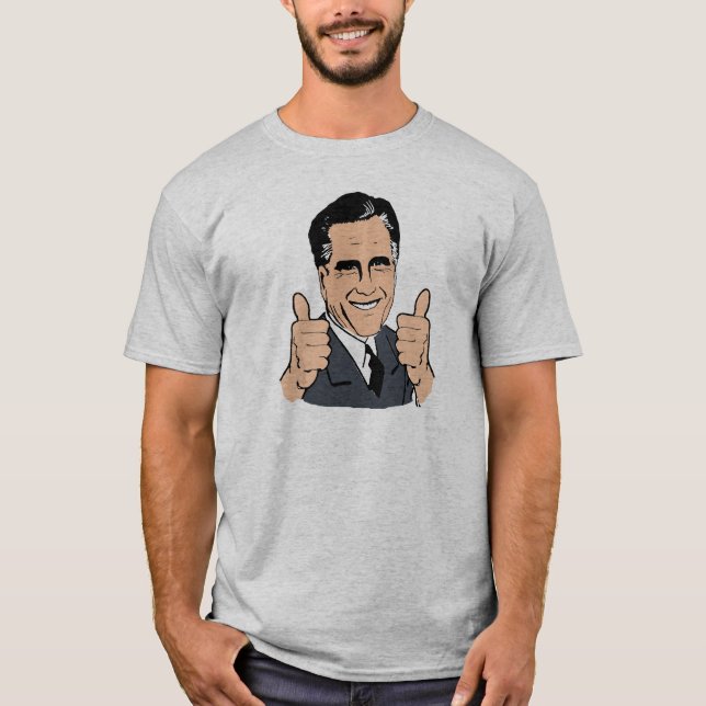 TUM UP MITT ROMNEY .PNG TEE (Framsida)