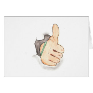 Tum upp hälsningskort