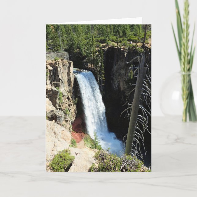 Tumalo Falls, Bend, Oregon Kort (Framsida)