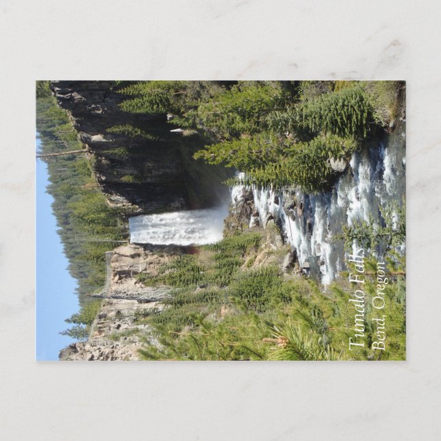 Tumalo Falls, Bend, Oregon Vykort (Framsida)