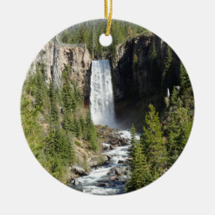 Tumalo Falls, ELLER Julgransprydnad Keramik