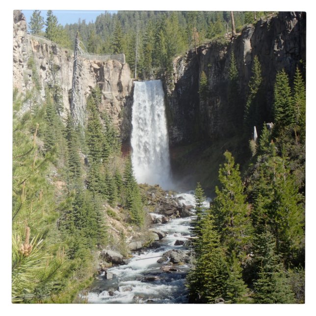 Tumalo Falls, ELLER Kakelplatta (Framsidan)