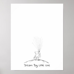 Tumavtrycksgäst i baby Bok Poster