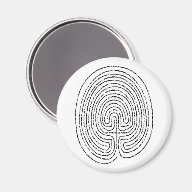 Tumavtryckslabyrint - magnet (Front/Back)