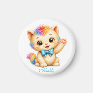 Tumble den lilla kattmagneten magnet