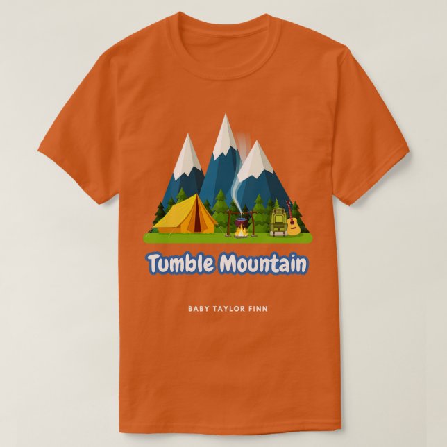 Tumble Mountain T Shirt (Design framsida)