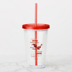 Tumbler för kycklingoffert take away mugg